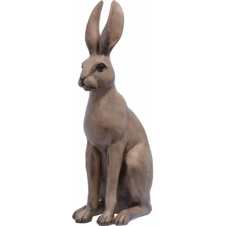 Decoratie Deko Figur Vintage Nostalgie Hase sitzend Höhe 61 cm