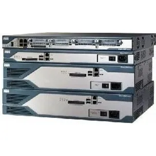 Cisco 2811, 10, 100 Mbit/Sek, ADSL (RJ-11), IOS, 128-bit AES, 192-bit AES, 256-bit AES, 3DES, DES, 1U, Blau, Edelstahl - Blau/Silber