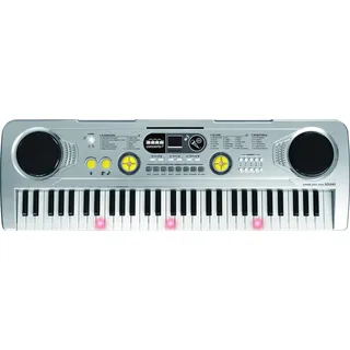 Reig Kinder-Keyboard Elektronisches Organ 61 Tasten silberfarben 8924