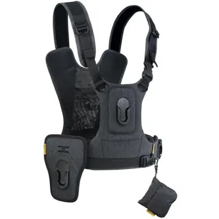 Cotton Carrier Camera Harness-2 G3 - Brustgeschirr als Tragesystem für 2 Kameras Charcoal
