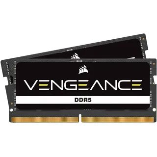 Corsair Vengeance DDR5-5600 64GB Kit (2x32GB) SODIMM CL48 Schwarz CMSX64GX5M2A5600C48