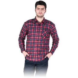 Reis Arbeitshemd Flanellhemd rot/blau Gr. XXXL