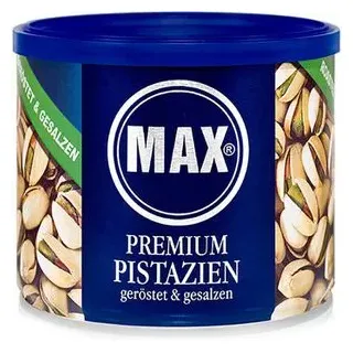 MAX Pistazien Premium geröstet und gesalzen, ungeschält, 225g