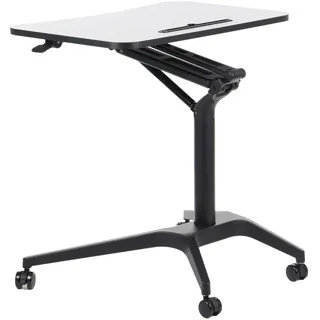 Höhenverstellbarer Tisch SH-A10, schwarzes Gestell, schwarze Platte