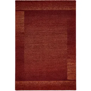 Novel Webteppich, Terracotta, Textil, Bordüre, rechteckig, 80x150 cm, Oeko-Tex® Standard 100, für Fußbodenheizung geeignet, Teppiche & Böden, Teppiche, Webteppiche