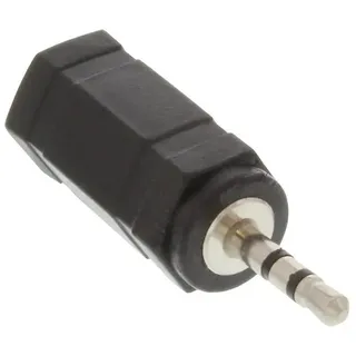 InLine Audioadapter 2,5mm-Klinken-Stecker / 3,5mm-Buchse stereo (99308)