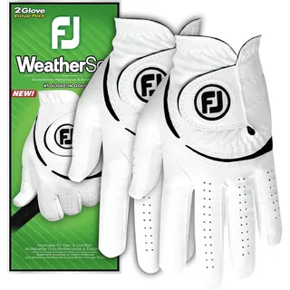 None FootJoy WeatherSof (2er Pack) - Golfhandschuh für Herren - für Rechtshandspiele...