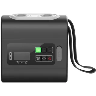 Nilox Air Pump NXOUTDOORPUMP, Tragbarer Luftkompressor Elektrisch Wiederaufladbar, Inflator mit Inflate/Deflate 22 PSI, 5000 mAh Akku, LCD Display, Kompressor Zubehör, für SUP Kajak Camping