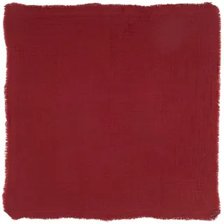 ib laursen Stoffserviette doppelt gewebt, 40 x 40 cm, rot