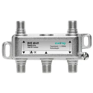 Axing 4fach Verteiler, - 5...1006 MHz,