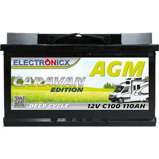 Electronicx Caravan Edition AGM Batterie 110 Ah 12V