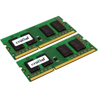 Crucial 16GB Kit (2X 8GB) DDR3L 1600 MHz (PC3L-12800) SODIMM 204-Pin | Notebook-Arbeitsspeicher | Niedrige Spannung 1.35 V | CT2KIT102464BF160B