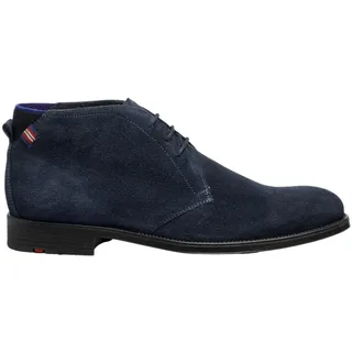 LLOYD Patriot (22-685-08) Men's Business Suit Shoes, formal Ankle Boots Navy, Suede Leather, Rubber Waterproof Sole, lace-up, Lightweight and Comfortable 42.5 EU - 42.5 EU