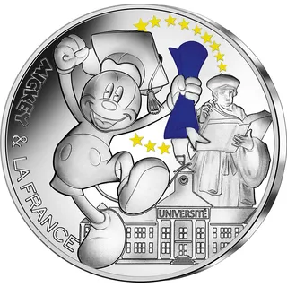 Frankreichs Mickey & La France Sammlermünze