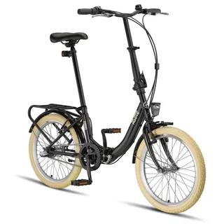PACTO Nine - Hollandrad Komfortables Klappfahrrad 27cm Stahlrahmen Bike 20 Zoll Bicycle Nexus 3 Hub Gear Faltrad Klapprad Klappfahrrad für Erwachsene Herren Damen