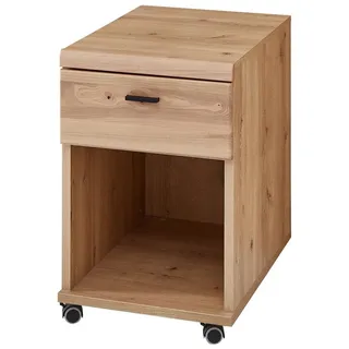 Innostyle Mehrzweckschrank Rollcontainer SONOS HU16 Front Altesche Massivholz gebürstet beige