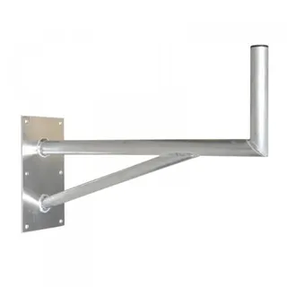 PremiumX 80cm Wandhalter Aluminium SAT-Halterung mit Stützelement für Satellitenschüssel Grundplatte 400x200mm