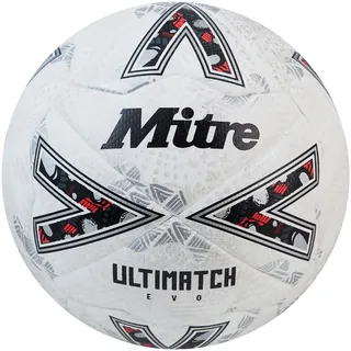 mitre Ultimatch Fußball | verbesserte Ballkontrolle | äußerst strapazierfähig | noch mehr Präzision | Ball Fußball