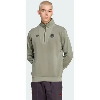 adidas FC Bayern München Terrace Icons Tom mit Reißverschluss bis zur Brust - Base Green - S