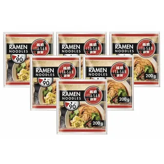 [ 6x 200g ] ITA-SAN Ramen Noodles Vorgekochte Nudeln japanische Art
