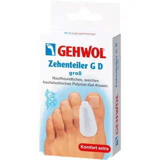 Eduard Gerlach Zehenteiler G Hallux-Valgus-Bandage 3 St Transparent