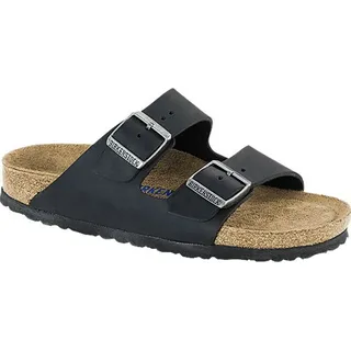 Birkenstock Arizona Weichbettung Naturleder geölt schwarz 44