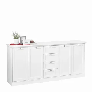Intertrade Sideboard 200 x 90 x 40 cm weiß