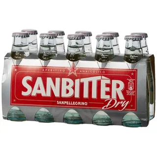 San Pellegrino Sanbittèr DRY WEIß ALKOHOLFREIE Aperitif Sanbitter