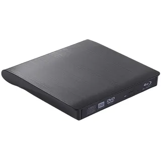 Mucshim Blu-ray-Laufwerk Extern USB 3.0 & Typ-C für Blu-ray | Externer Blu-ray- mit USB 3.0 und Typ-C, liest und schreibt Blu-ray CD, kompatibel mit Linux