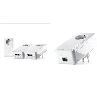 devolo Magic 2 WiFi 6 Multiroom Kit, WLAN Powerline Adapter & Magic 2 LAN Erweiterungsadapter, LAN Powerline Adapter