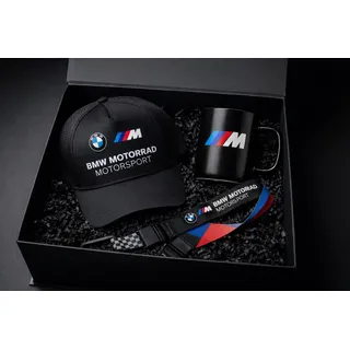 BMW M Perfomance Motorsport Geschenkset Geschenkbox Tasse Regenschirm