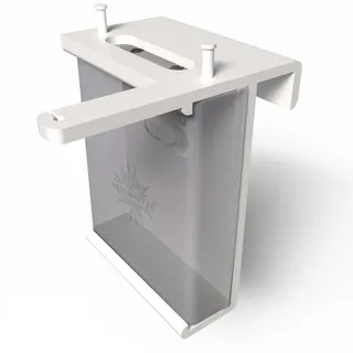 3DSR Batteriefach & Stern Fensterhalterung für Herrnhuter Stern (Weiß)