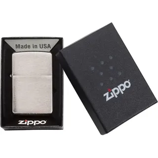 Zippo Chrome Brushed Sturmfeuerzeug