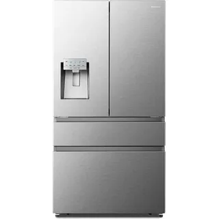 Hisense RF728N4SASE French Door (560 l, 1785 mm hoch, Edelstahl)