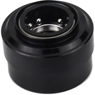 Palumma Aluminiumlegierung, 6-Loch-Lenkrad-Schnellverschluss-Nabenadapter-Set für MOZA R21 R16 R9 R5 Rennauto-Lenkrad, Schnellverbindung, für SIMAGIC (schwarz)