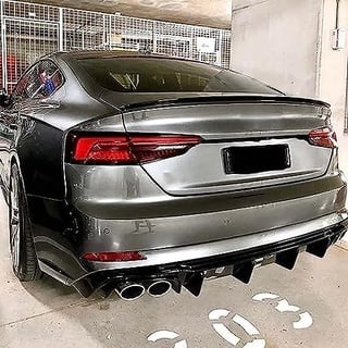 Auto Heckspoiler für Audi A5 S5 RS5 B9 Sportback Coupe 4 Door 2017-2020, Spoiler Heckspoiler Flügel Lippe Dauerhaft Auto Heckspoiler Kratzfest Heckspoiler Spoiler