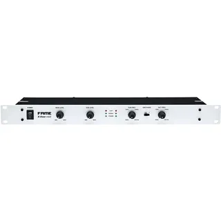 Fame Audio X-Over MKII Frequenzweiche 19 Zoll, 2-Kanal, 50-30000 Hz, XLR und Cinch Ausgänge, geeignet für Studio und Live Sound Setup