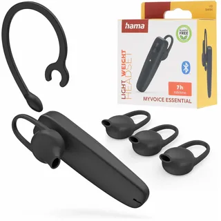 Hama MyVoice Essential On Ear Headset Bluetooth® Schwarz