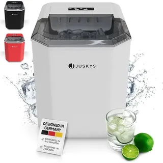 Juskys IceOracle - Eiswürfel in wenigen Minuten - 12 kg/Tag - 2 Größen - Weiß