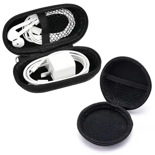 KOLZEMV 2 PCS Festplattentasche Festplatten Case HDD Case, festplattentasche, Robust&Stoßsicher Tasche Hülle für Portable/Extreme Portable SSD Externe Festplatte, Hart Reise Tragen Etui Case