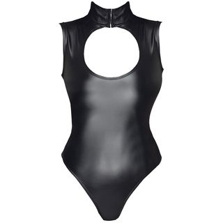 Body im trendigen Mattlook, schwarz, L