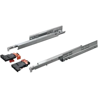 1 Paar Salice Futura Vollauszug UV5-30-K3D-L500-SC Länge 500 mm mit Smove Dämpfung und 3D Verstellung belastbar bis 30 Kg für Holzschublade
