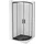 Rio Duschkabine 80 80 Transparent Schwarz Schwarz 863-080-080-70-00-4170B
