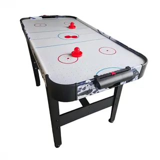 Relaxdays Airhockey Tisch für Kinder mit Gebläse Weiß,Rot,Schwarz
