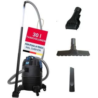 T.I.P. Teichschlammsauger - 30 l Tank, 2 m Saugrohr, Flachdüse, Grobfilter, TSS 1600 K, 30519