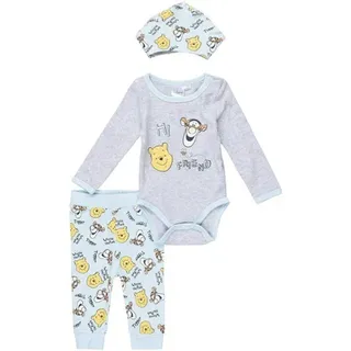 Disney Winnie Puuh Langarmbody Winnie Pooh Set Babybody Hose Tuch 86