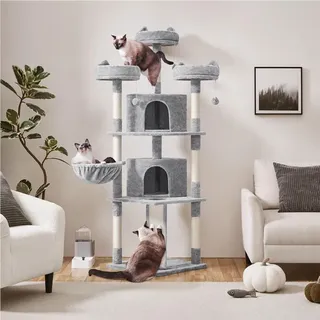 Yaheetech Katzenkratzbaum 193 cm dunkelgrau