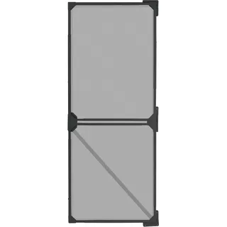 EasyMaxx Insektenschutzgitter 122 x 285 cm Grau