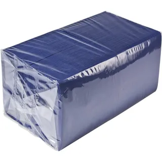 Cocktailservietten Duni, Zellstoff, 3-lag., 24x24cm - blau (250 Stk.)