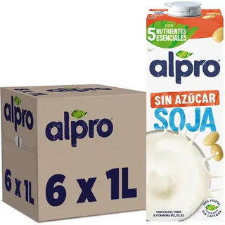 Alpro® ohne Zucker Sojadrink 8x 1,0 l